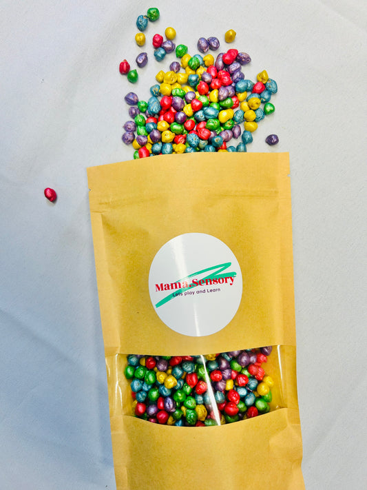 Shiny Rainbow Chickpeas
